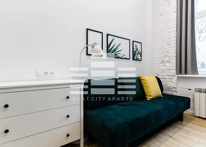 Апарт-отель Boat Aparts - Dworzec Fabryczna Лодзь